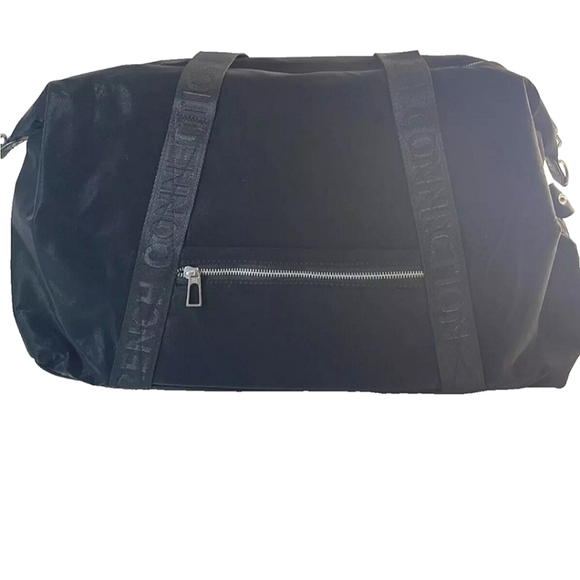 French Connection Black Audrey Weekender Duffel Bag NWT $148 Retail - Picture 4 of 12